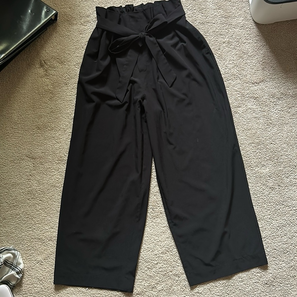 MPG Sport High Waisted, Paper Bag Pants